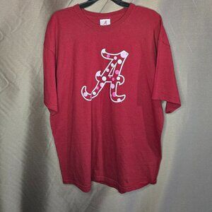 Bamastuff, Red, White, Pink, Top, Size: XL